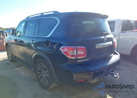 2020 Nissan Armada Sl 2Wd из США, поврежденный, VIN JN8AY2ND6L9108700